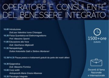 Locandina Open Day Operatore e Consulente del Benessere Integrato di sabato 14 giugno 2025 a Roma
